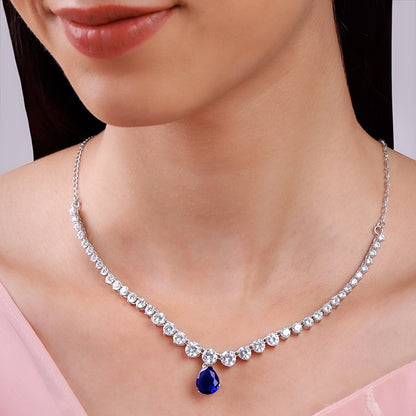 Silver Moonlight Bliss Necklace