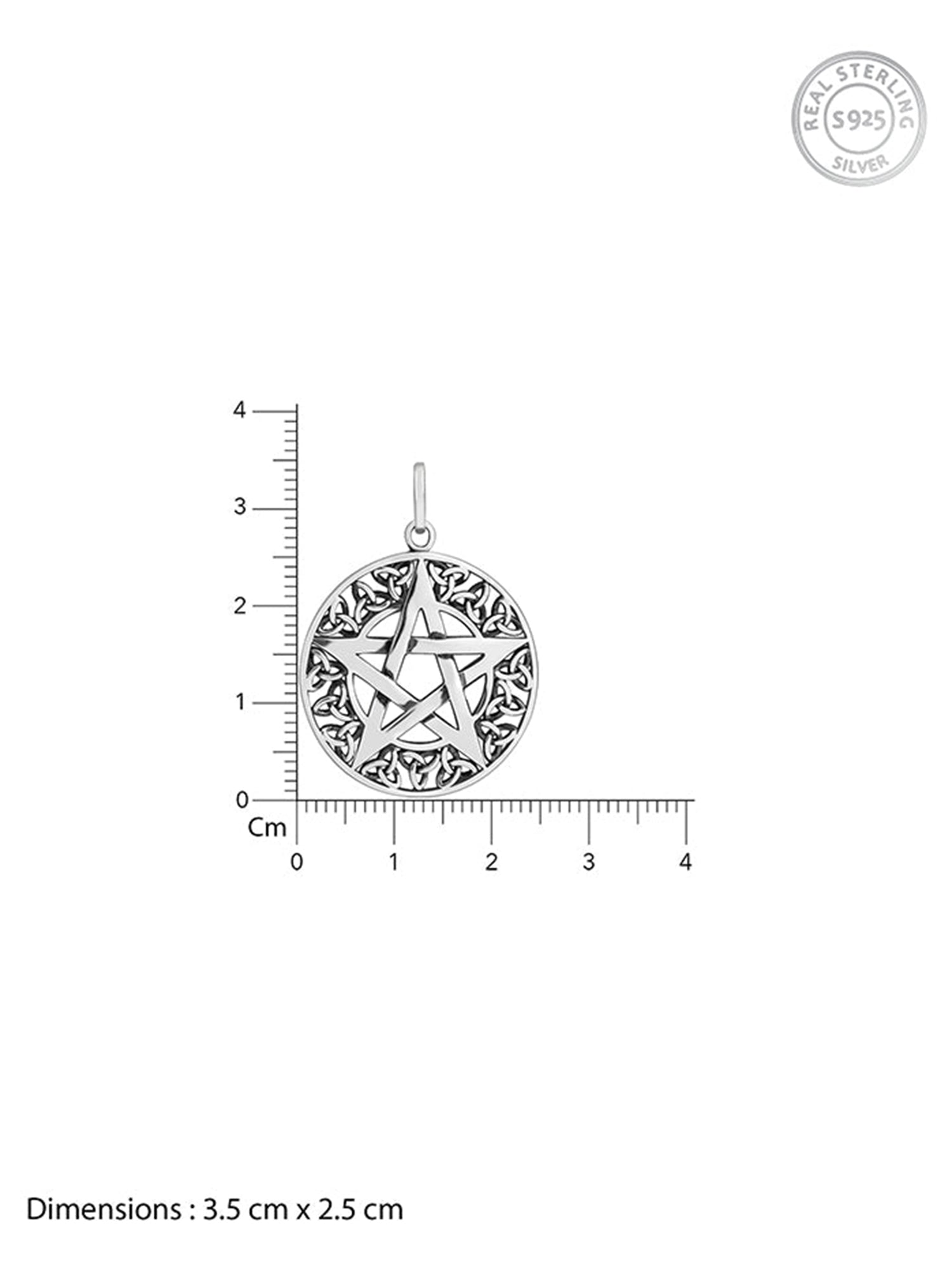 Oxidised Silver Star Pendant With Box Chain For Him