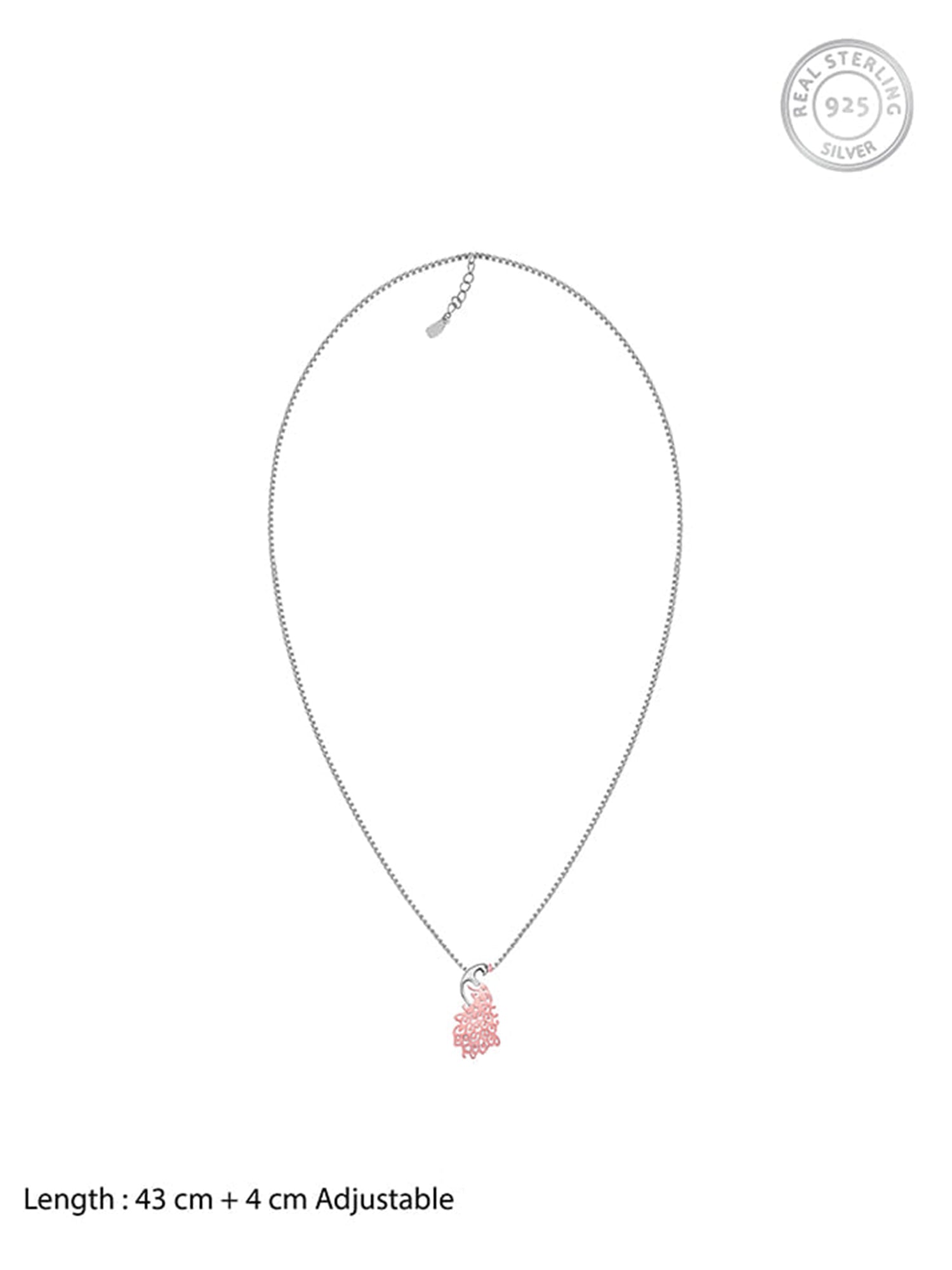 Rose Gold Peacock Pendant