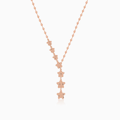 Rose Gold Shining Star Necklace