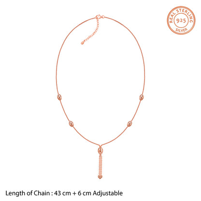 Rose Gold Symphony Necklace