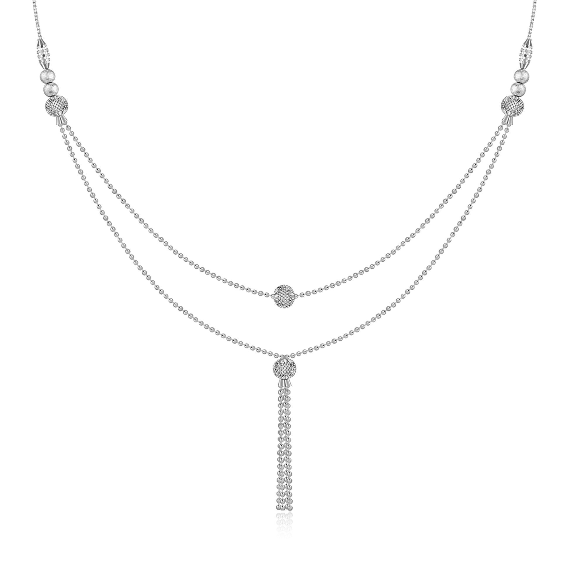 Silver Slow Dance Necklace