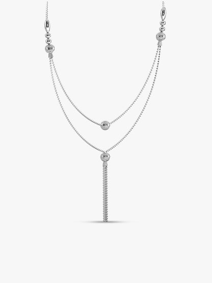 Kriti Sanon Silver Slow Dance Layered Necklace