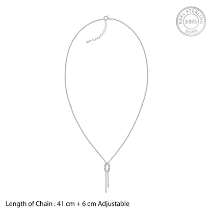 Silver Afterglow Necklace