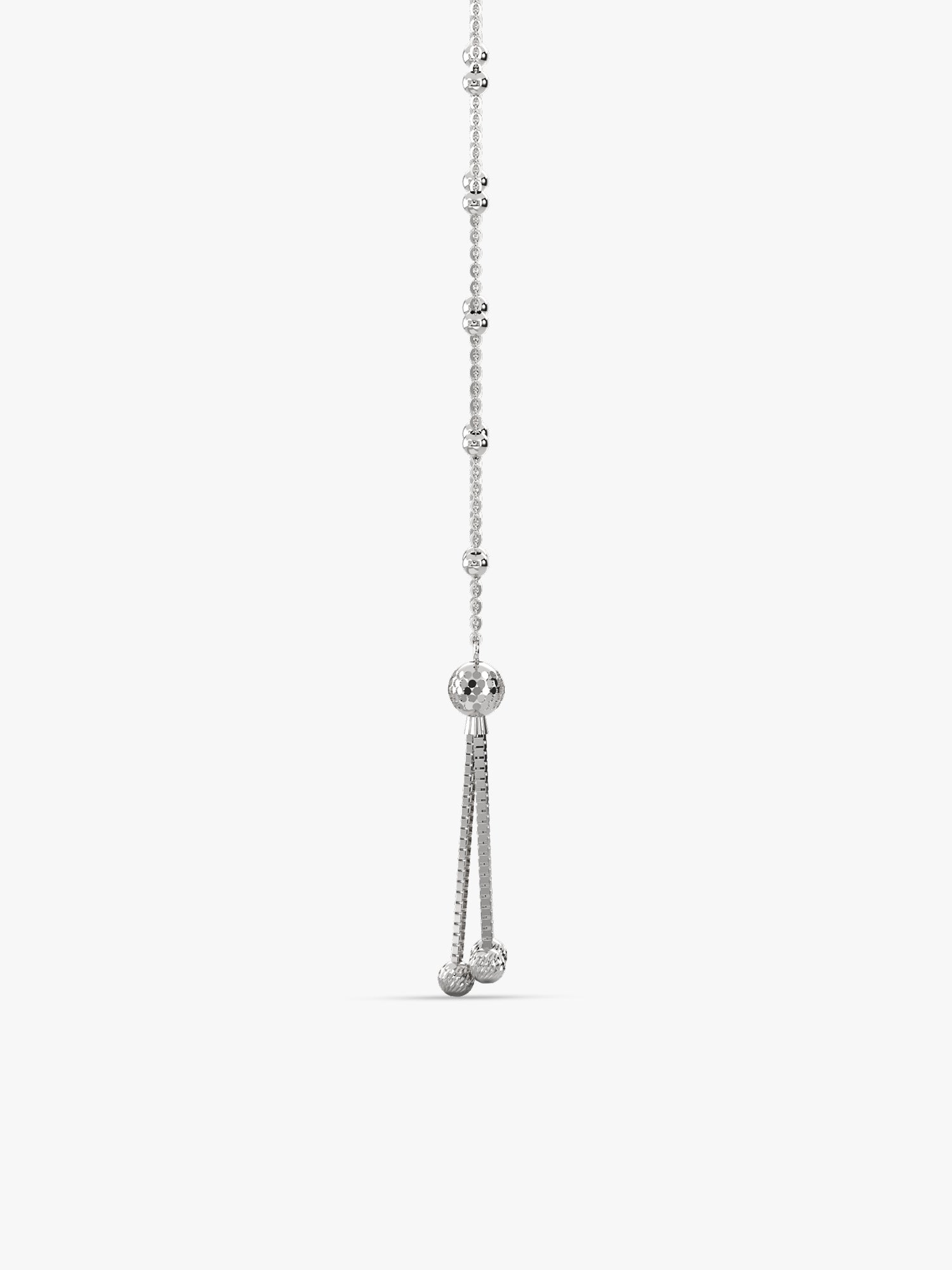 Silver Stay With Me Necklace