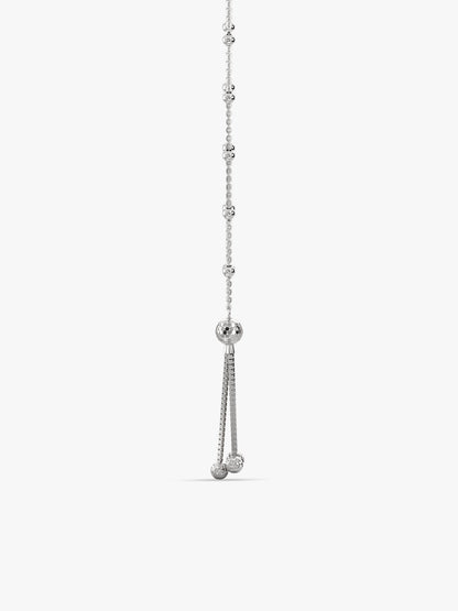 Silver Stay With Me Necklace