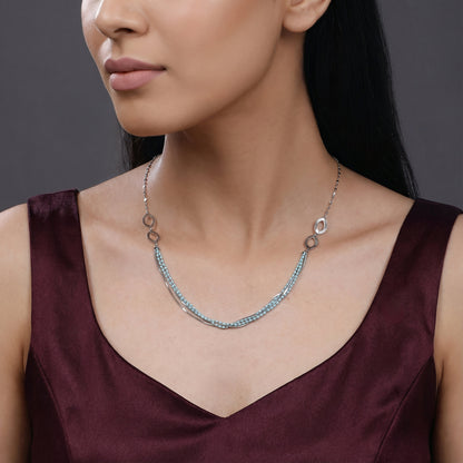 Silver Levitating Necklace