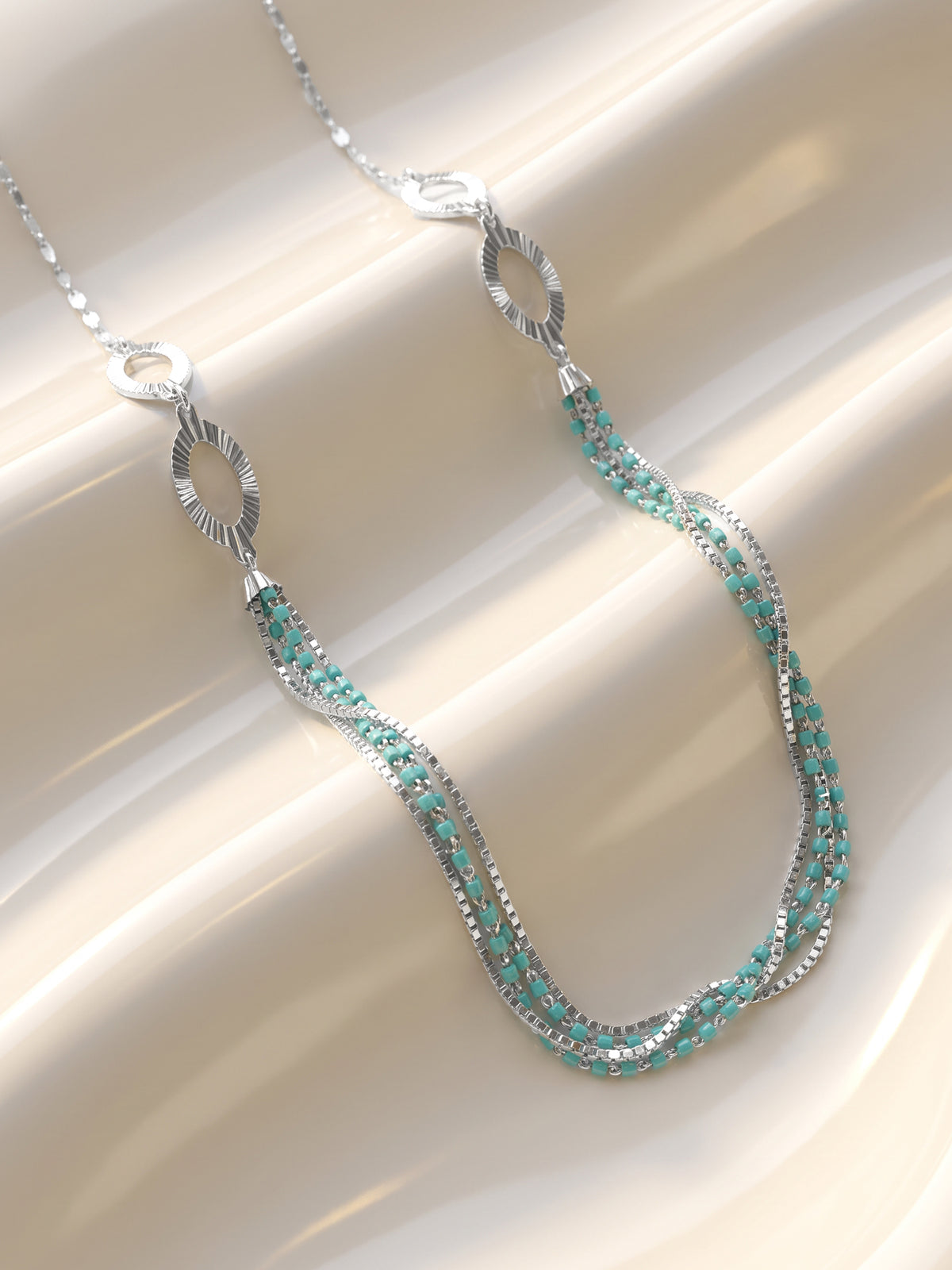 Silver Levitating Necklace