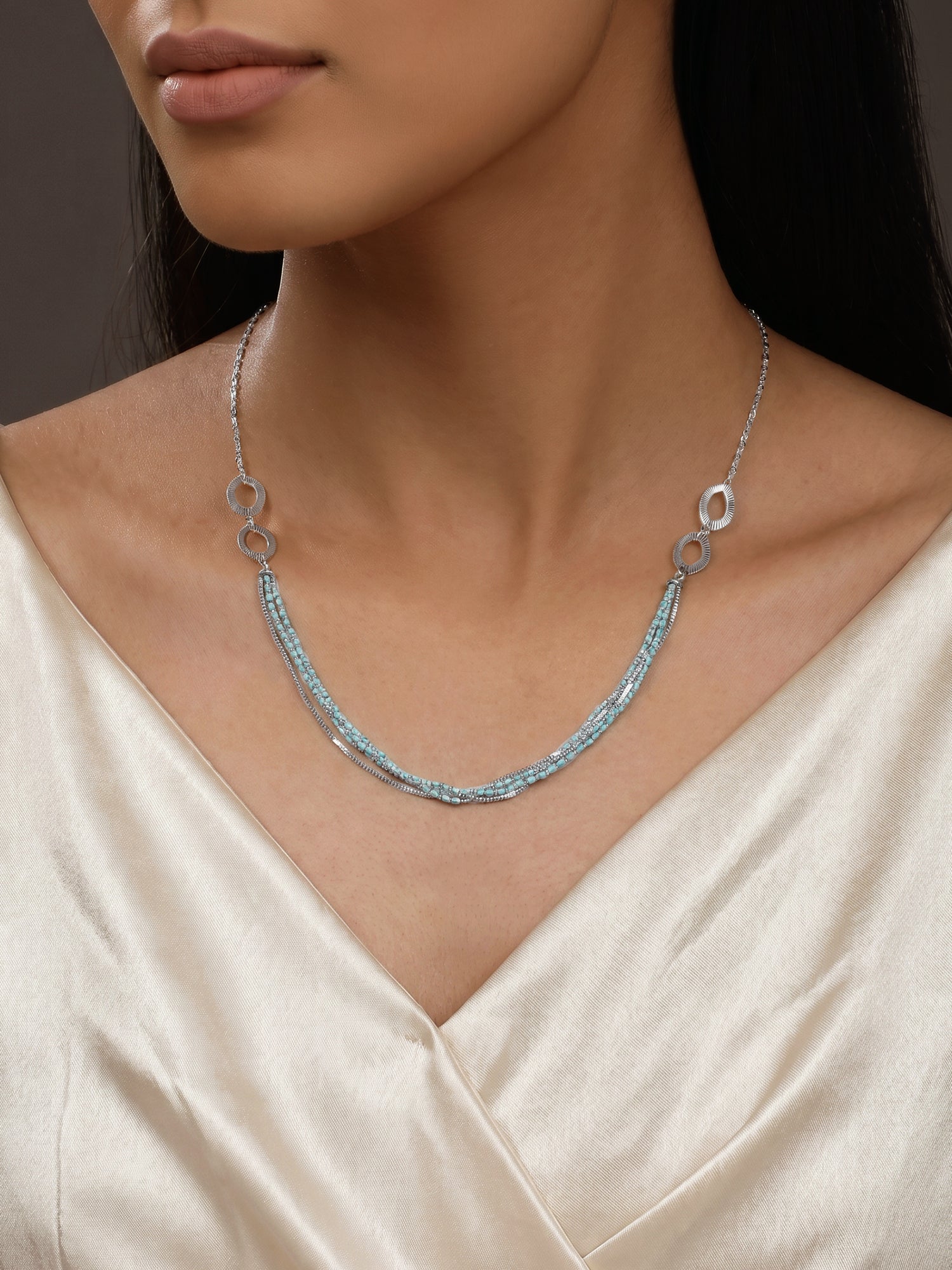 Silver Levitating Necklace