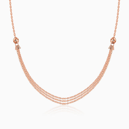 Rose Gold Just Dance Necklace