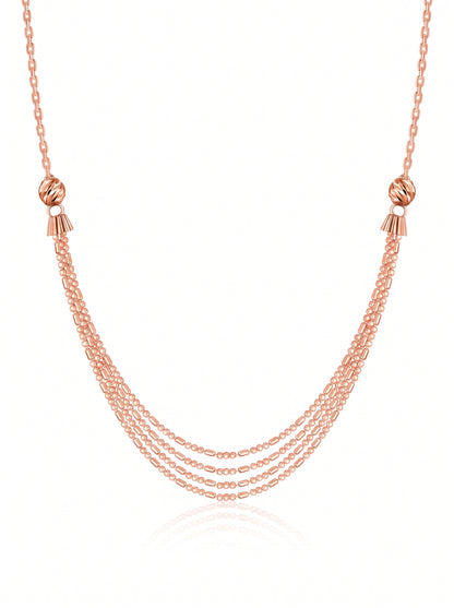 Rose Gold Just Dance Necklace