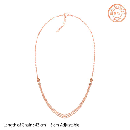 Rose Gold Just Dance Necklace