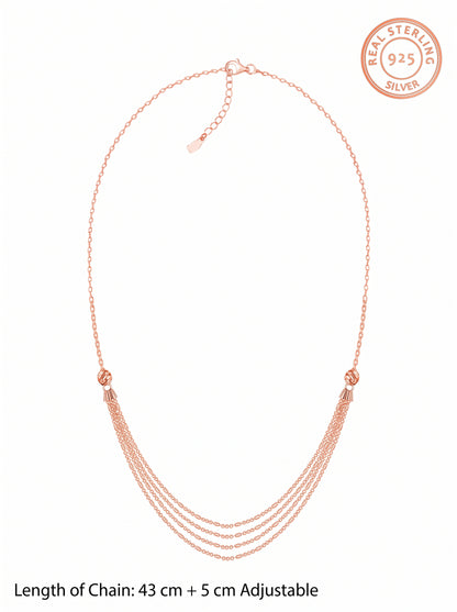 Rose Gold Just Dance Necklace