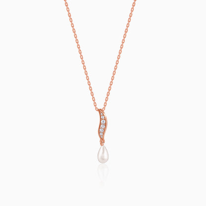 Rose Gold Unforgettable Pendant With Link Chain