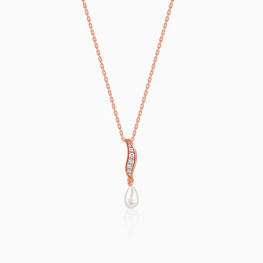 Rose Gold Unforgettable Pendant With Link Chain