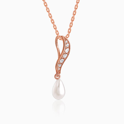 Rose Gold Unforgettable Pendant With Link Chain