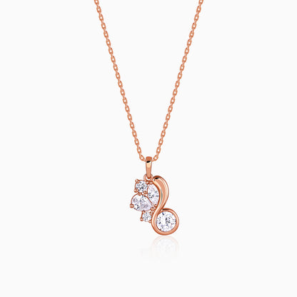 Rose Gold Killer Queen Pendant With Link Chain
