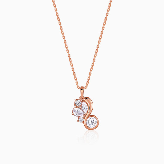 Rose Gold Killer Queen Pendant With Link Chain