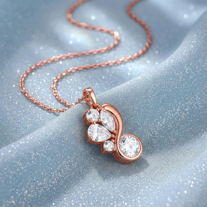 Rose Gold Killer Queen Pendant With Link Chain