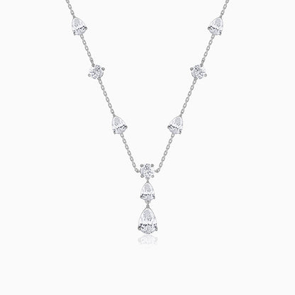 Silver Midnight Rain Necklace