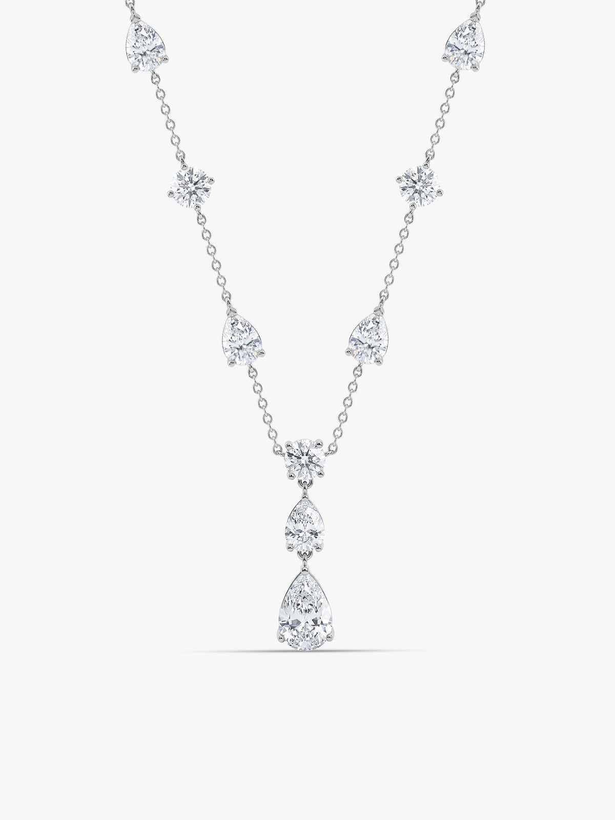 Silver Midnight Rain Necklace