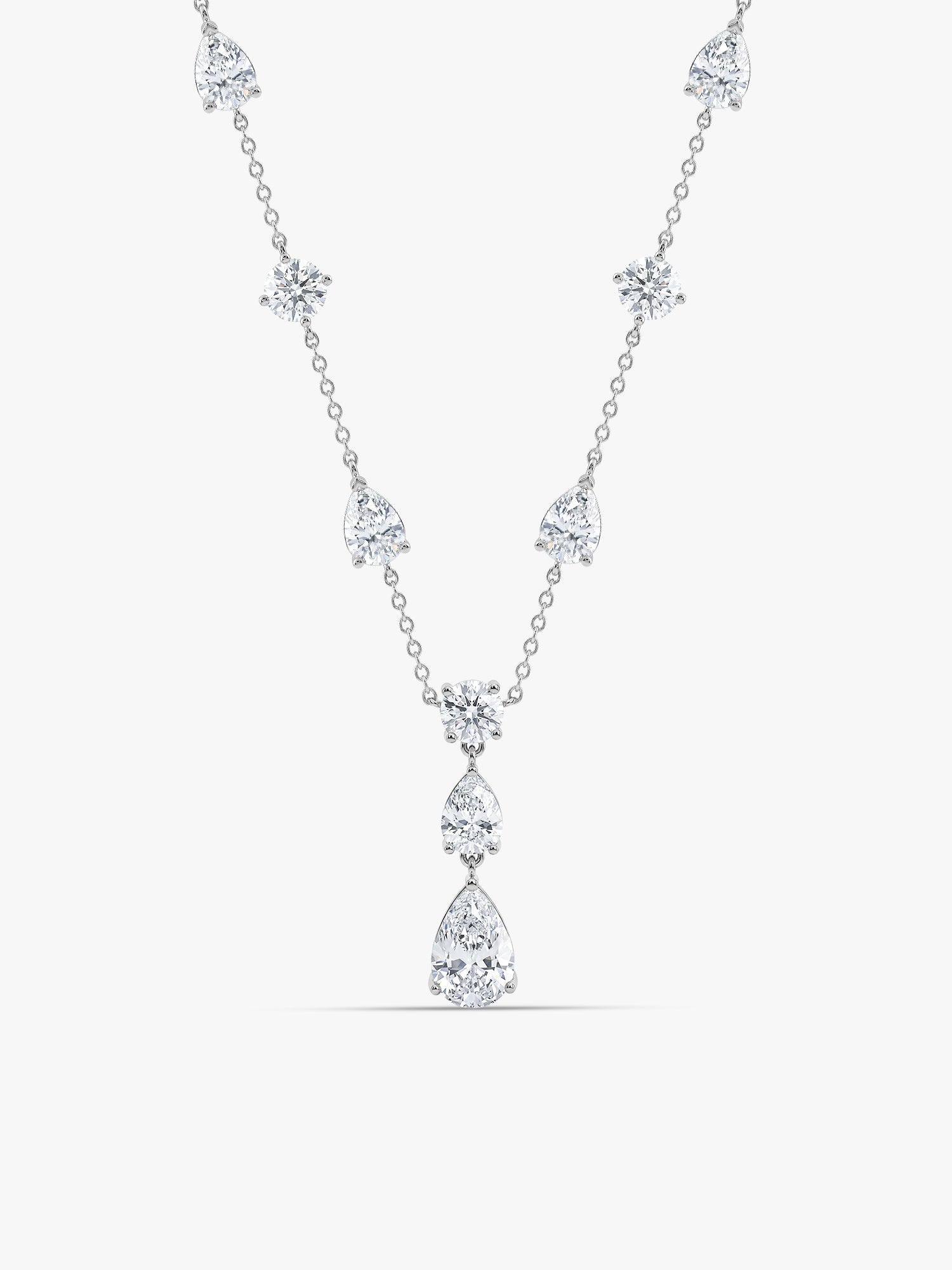 Silver Midnight Rain Necklace