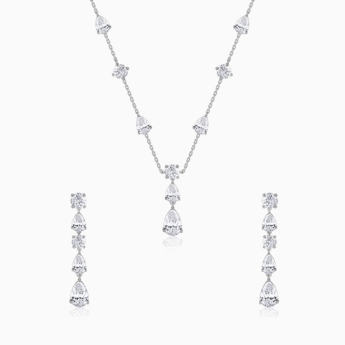 Silver Midnight Rain Set