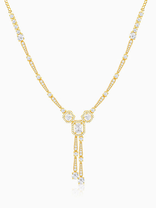 Golden Royal Prism Neglige Necklace