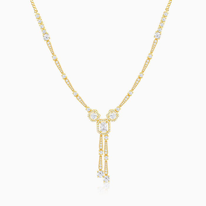 Golden Royal Prism Neglige Necklace