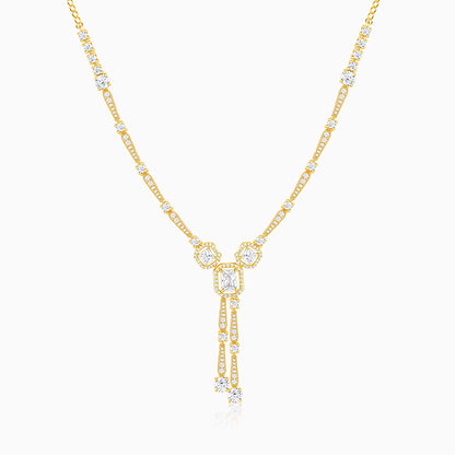 Golden Royal Prism Neglige Necklace