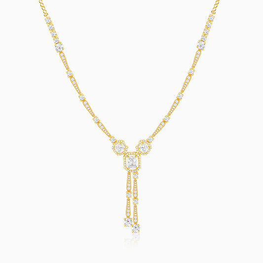 Golden Royal Prism Neglige Necklace