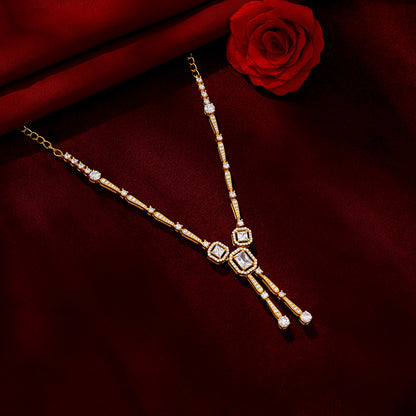 Golden Royal Prism Neglige Necklace