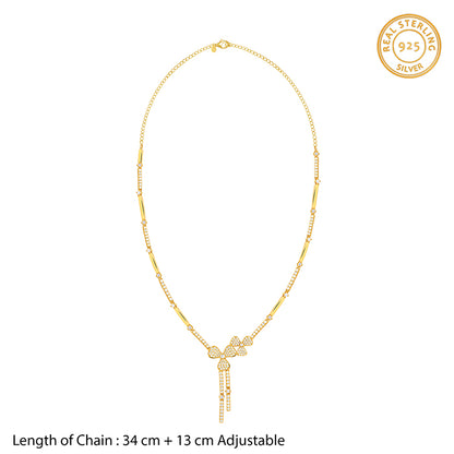 Golden Petal Blush Necklace