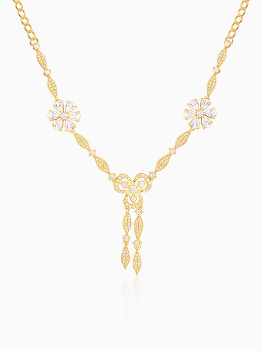 Golden Aurora Elegance Necklace