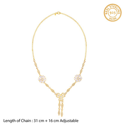 Golden Aurora Elegance Necklace