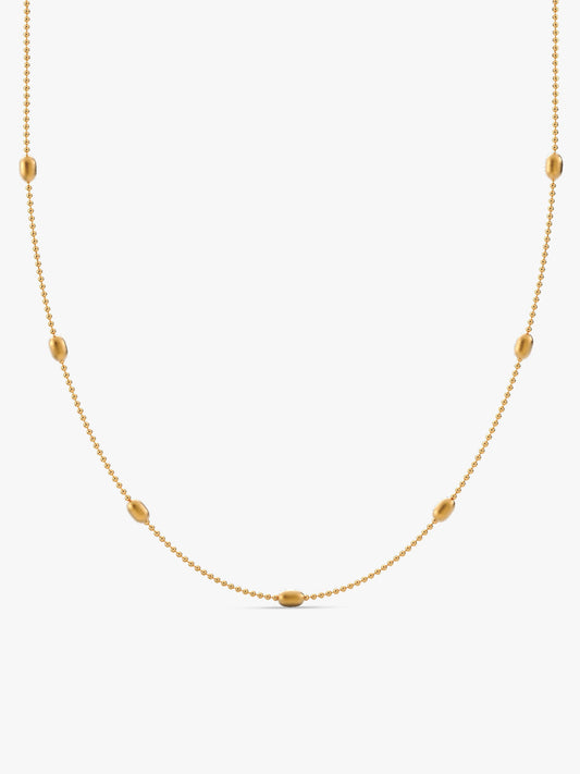 Golden Minimal Glow Necklace