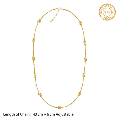 Golden Minimal Glow Necklace