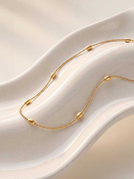 Golden Minimal Glow Necklace