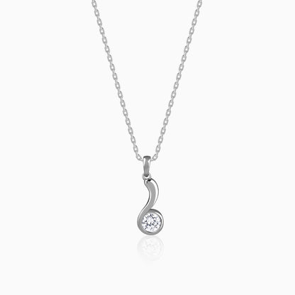 Silver Same Old Love Pendant With Link Chain