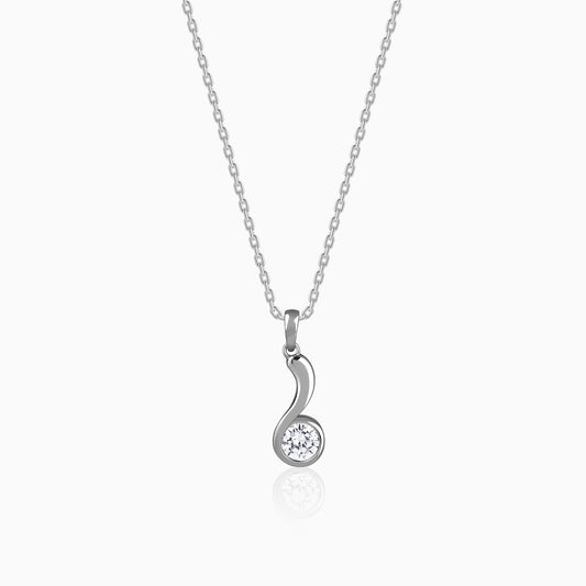 Silver Same Old Love Pendant With Link Chain