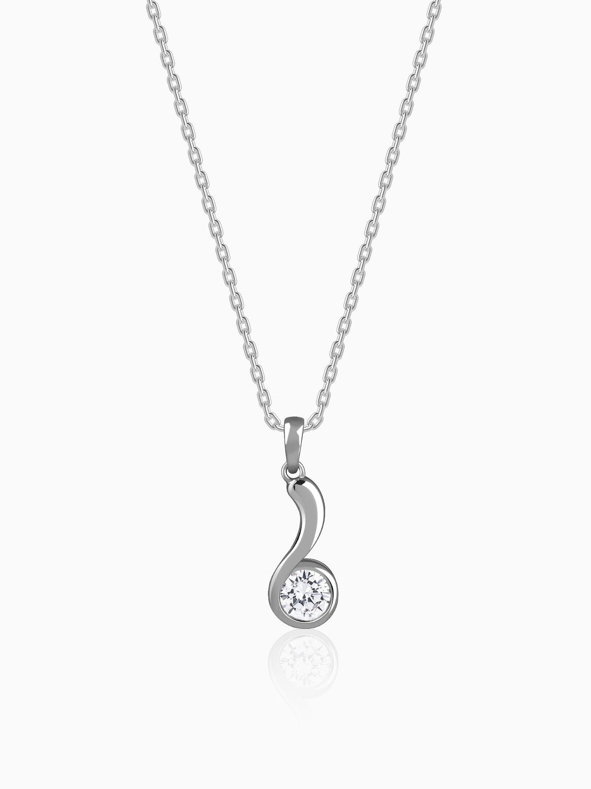 Silver Same Old Love Pendant With Link Chain
