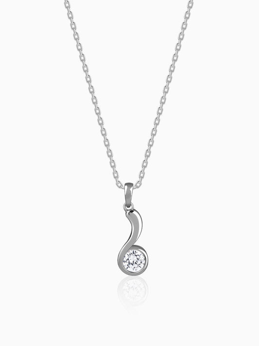 Silver Same Old Love Pendant With Link Chain