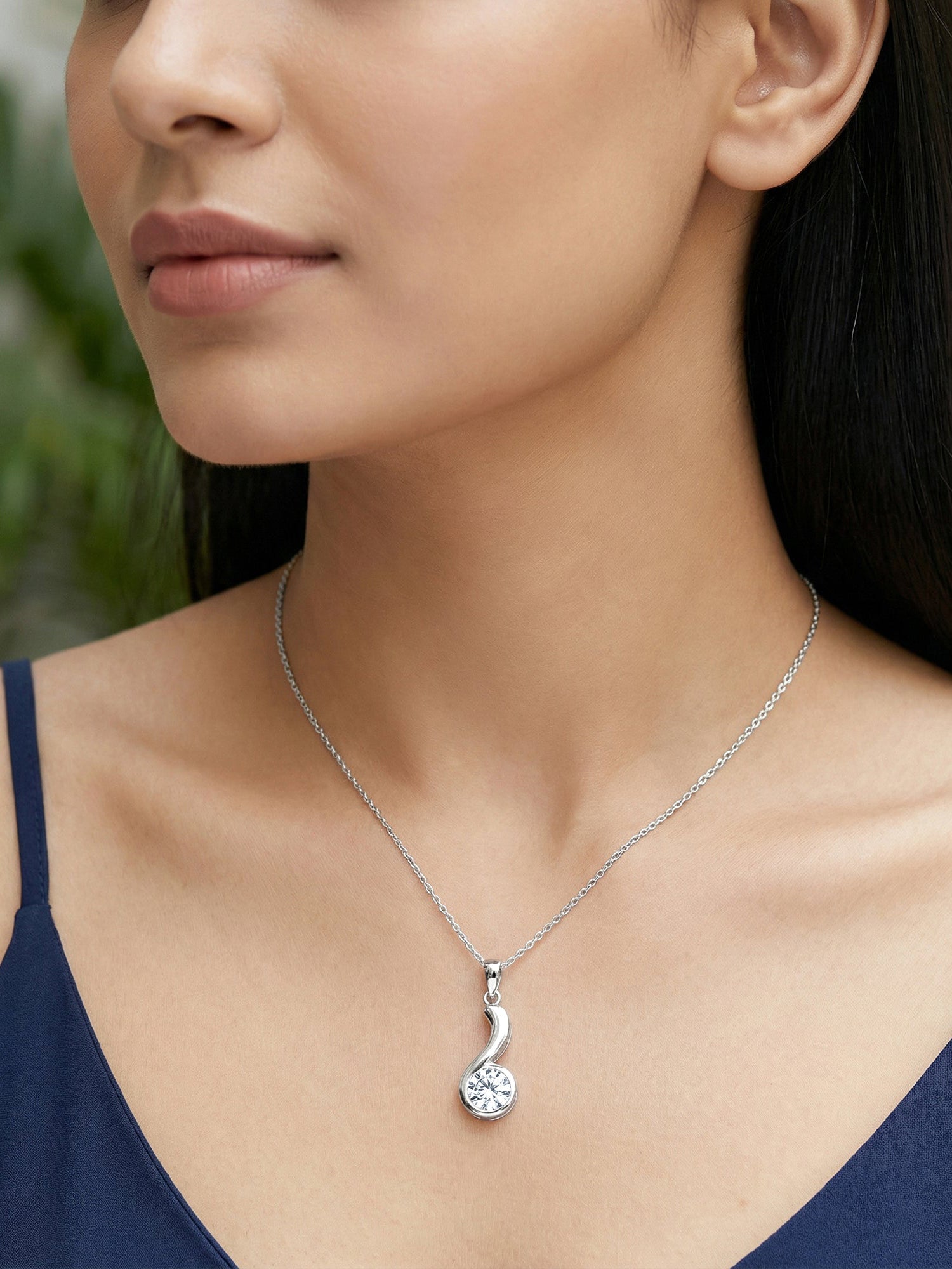 Silver Same Old Love Pendant With Link Chain
