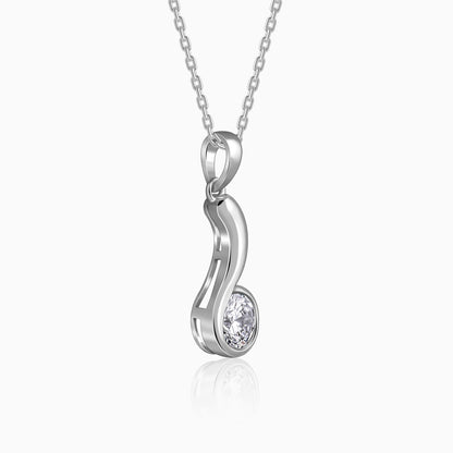Silver Same Old Love Pendant With Link Chain