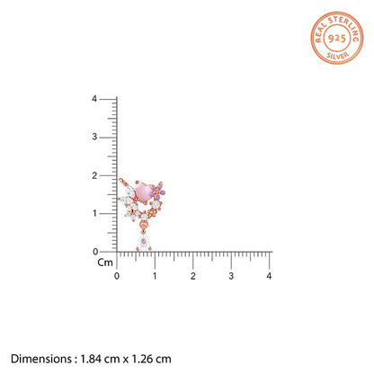 Rose Gold Blushing Blooms Necklace