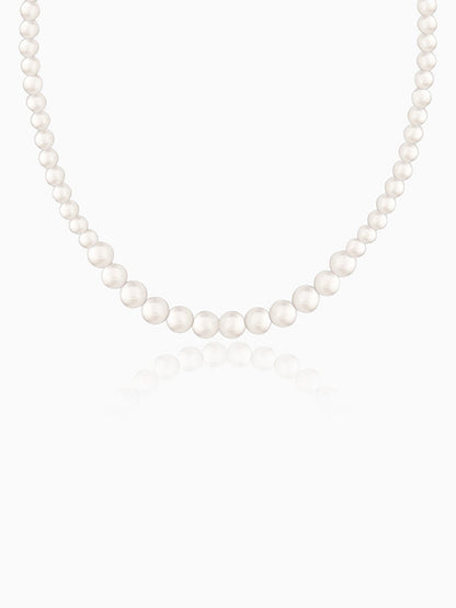 Silver Exquisite Pearl Necklace