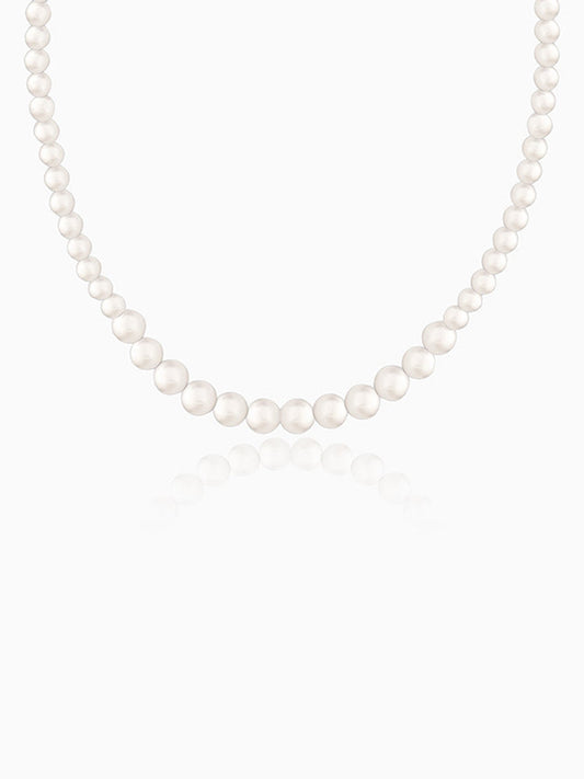 Silver Exquisite Pearl Necklace