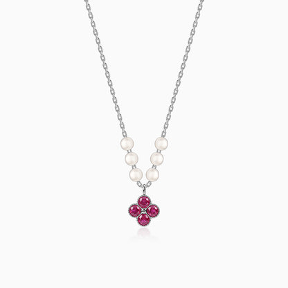 Silver Kaitlyn Pearl Necklace