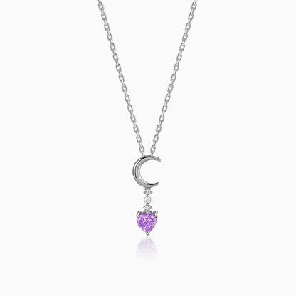 Silver Lunar Promise Necklace
