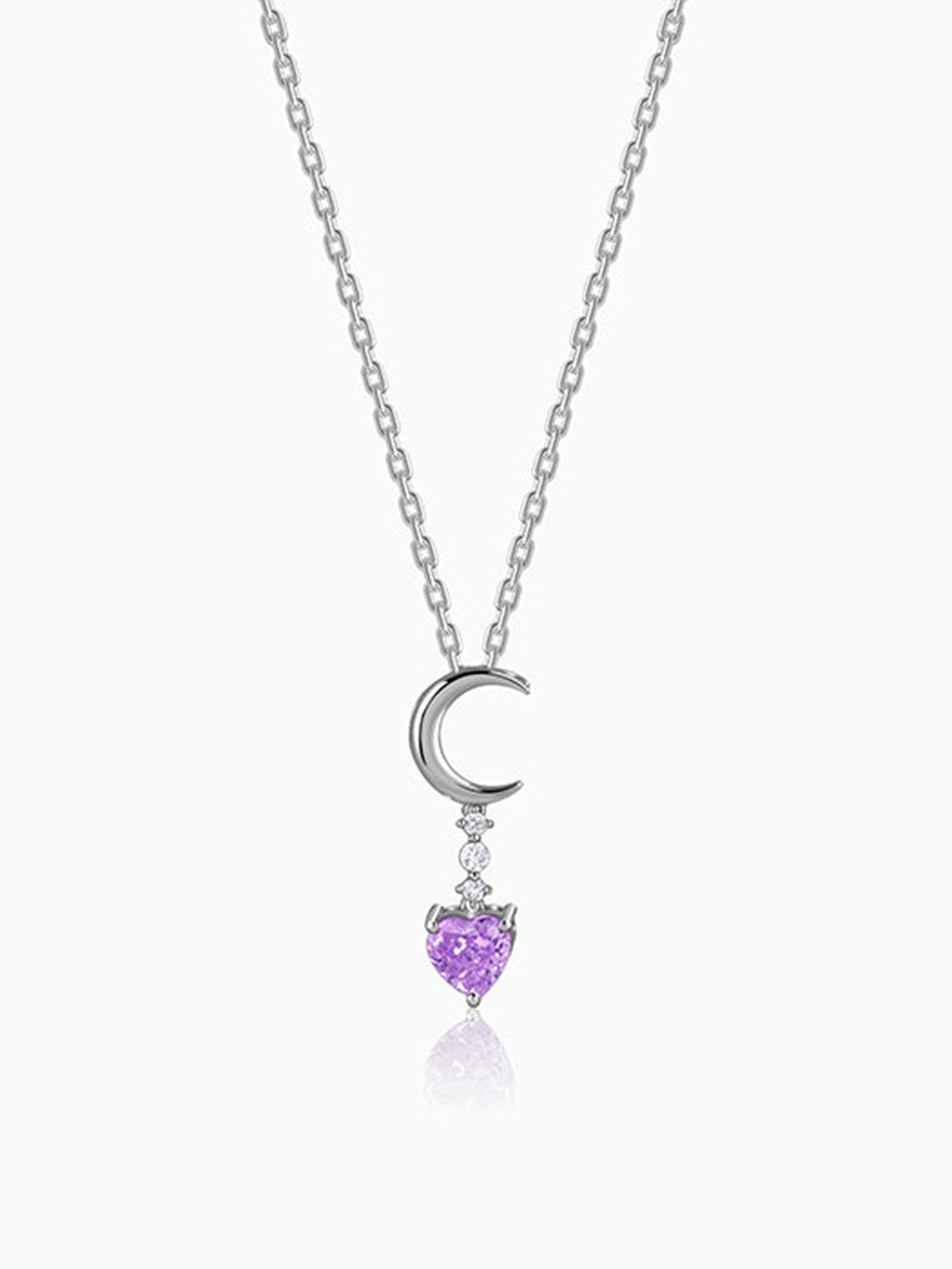 Silver Lunar Promise Necklace